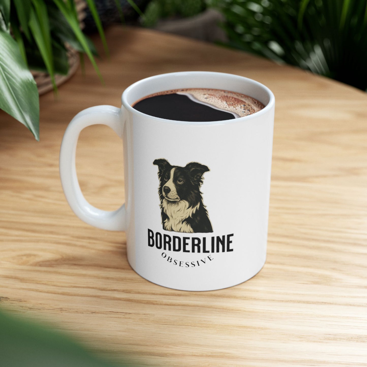 Border Collie Coffee Mug - Obsessive - Borderline Apparel