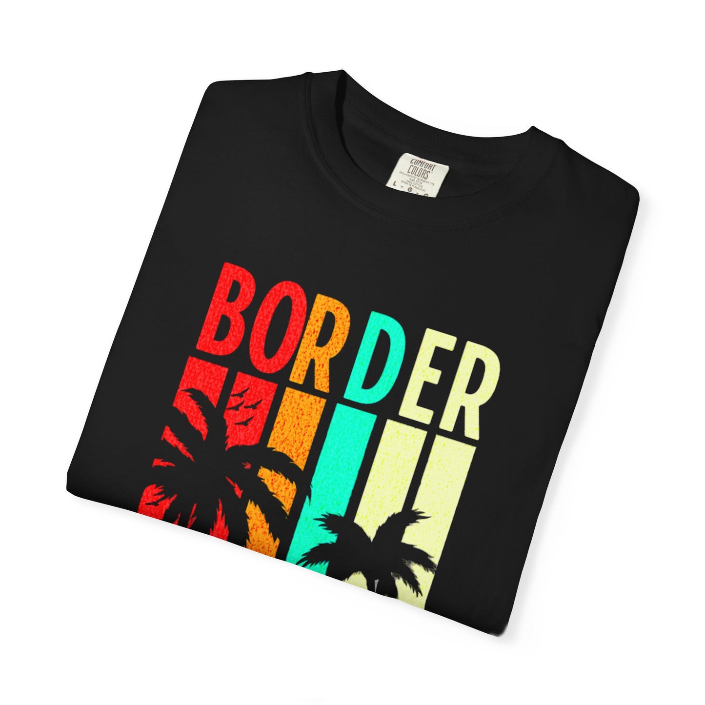 Border Collie - Tropical Border Collie Life T-shirt - Borderline Apparel