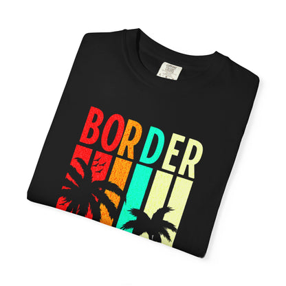 Border Collie - Tropical Border Collie Life T-shirt - Borderline Apparel