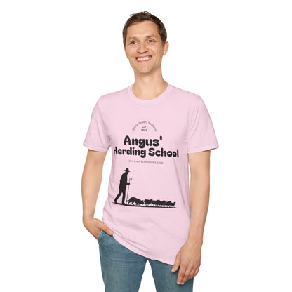 Border Collie - Angus' Herding School T-Shirt - Borderline Apparel