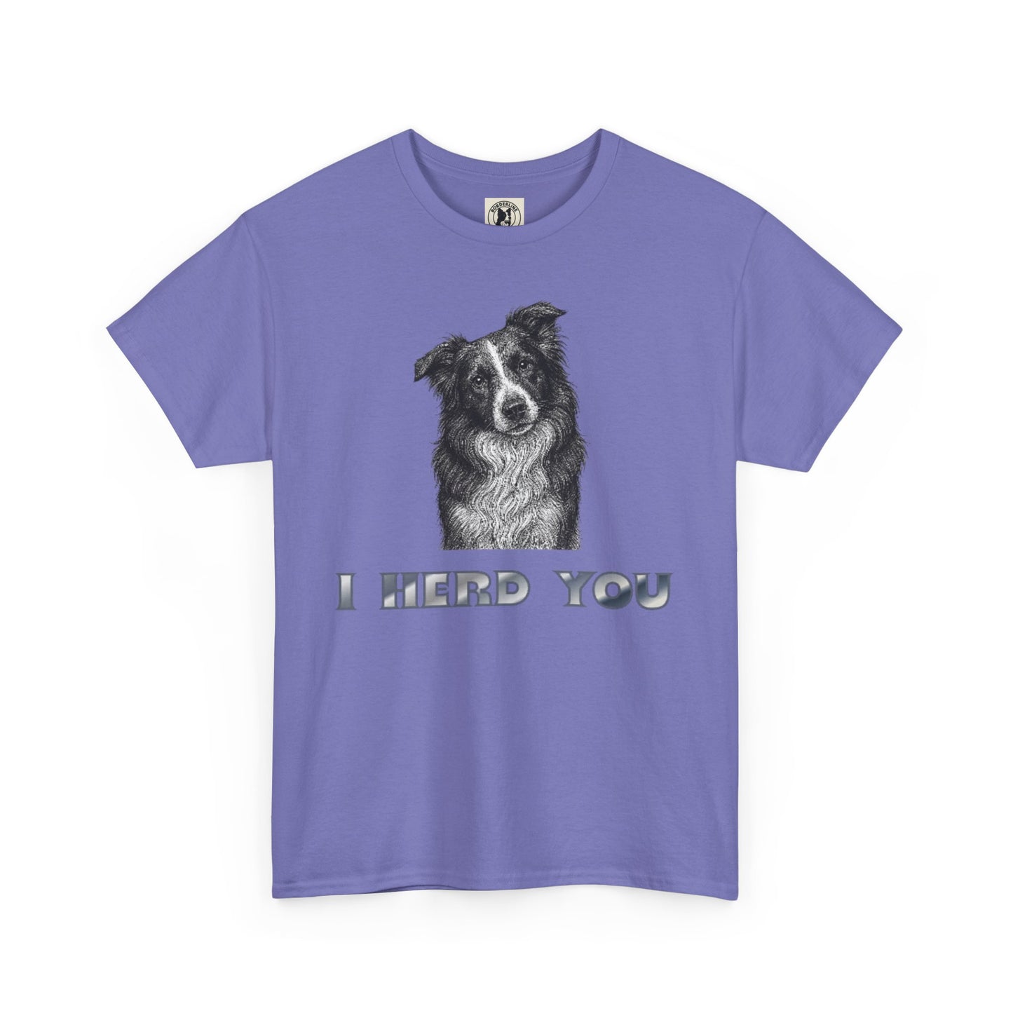 Border Collie Tee - I Herd You! - Borderline Apparel