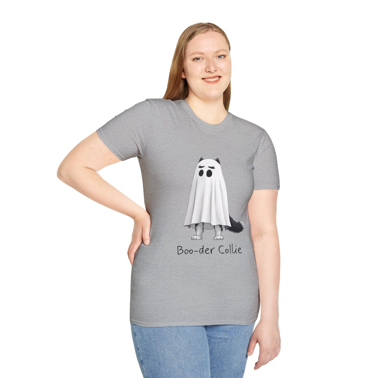 Border Collie T-Shirt - Halloween "Boo-der" Collie - Borderline Apparel