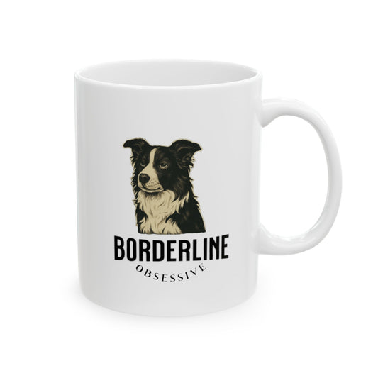 Border Collie Coffee Mug - Obsessive - Borderline Apparel