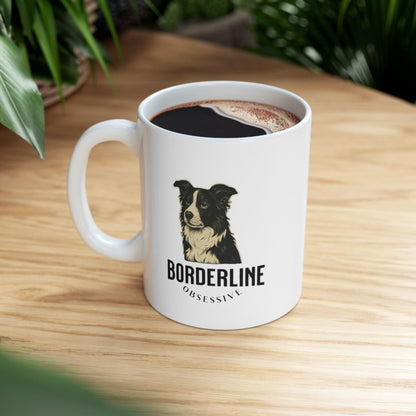 Border Collie Coffee Mug - Obsessive - Borderline Apparel