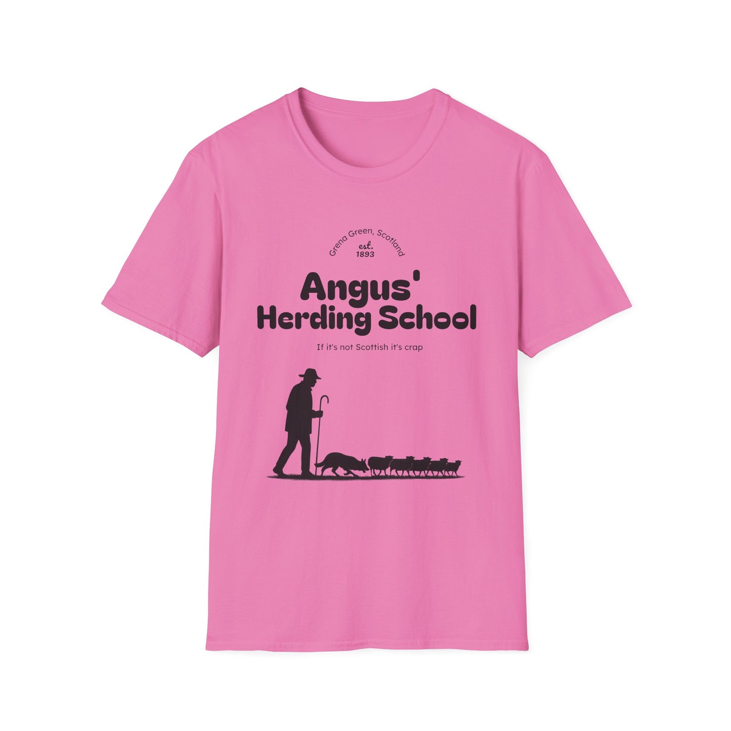 Border Collie - Angus' Herding School T-Shirt - Borderline Apparel