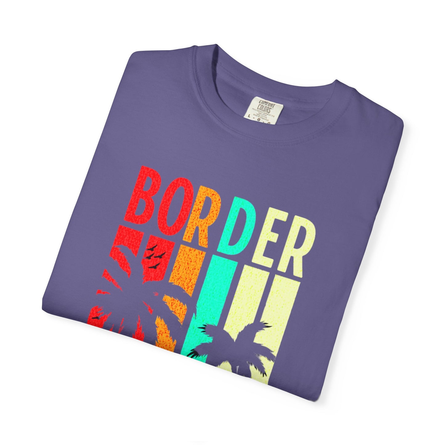 Border Collie - Tropical Border Collie Life T-shirt - Borderline Apparel