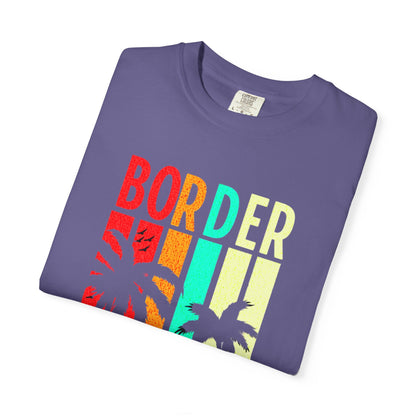 Border Collie - Tropical Border Collie Life T-shirt - Borderline Apparel
