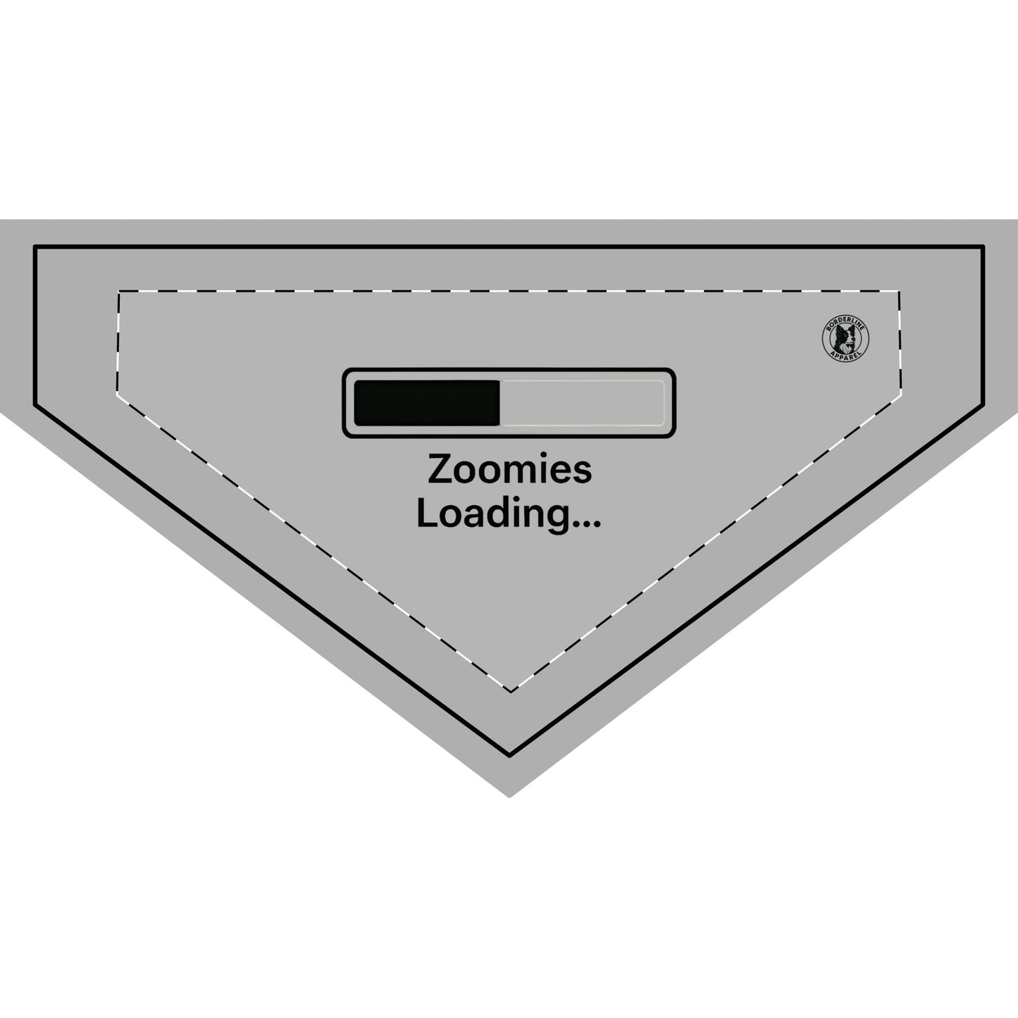 Funny Clip-on Pet Bandana - "Zoomies Loading..."  | Cute Dog Accessory, Pet Gift, Fun Pet Clothing, Doggie Fashion, Holiday Pet Wear