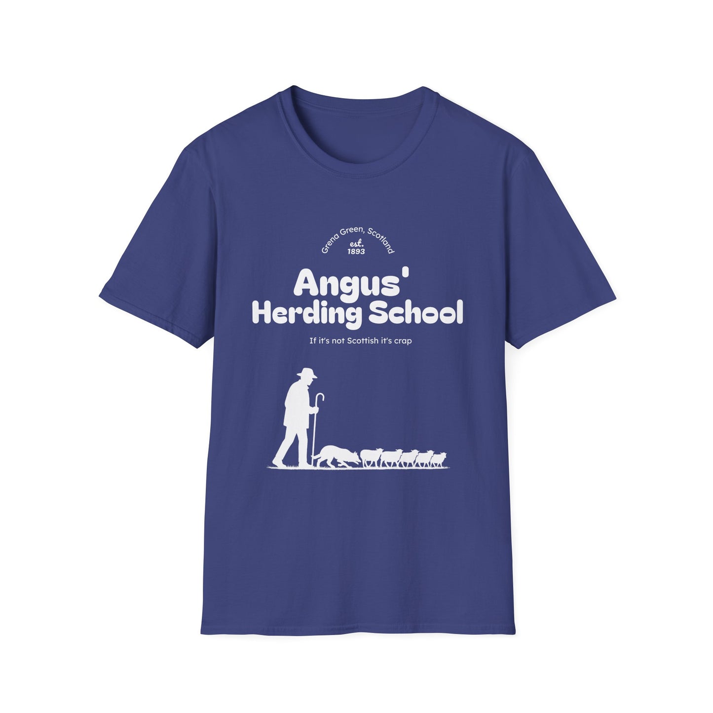 Border Collie - Angus' Herding School T-Shirt - Borderline Apparel
