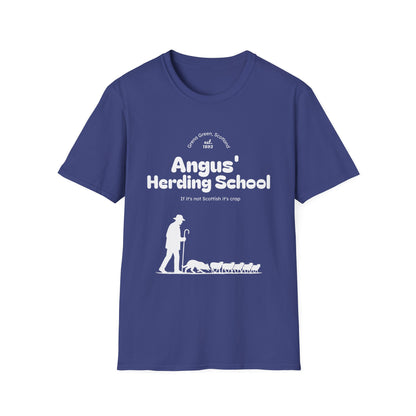 Border Collie - Angus' Herding School T-Shirt - Borderline Apparel