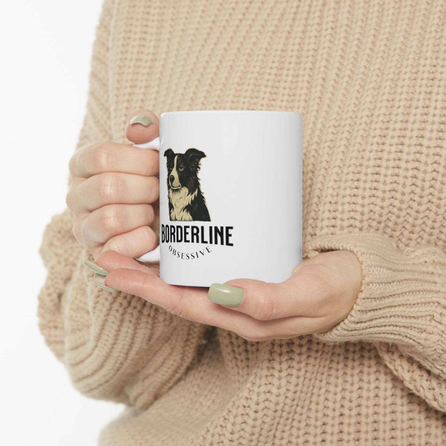 Border Collie Coffee Mug - Obsessive - Borderline Apparel