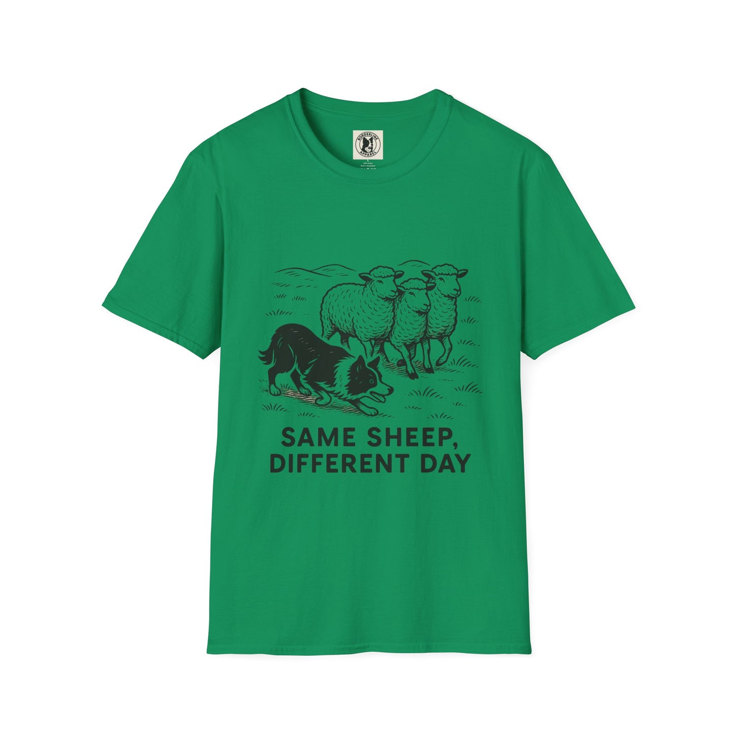 Border Collie Tee - Same Sheep - Borderline Apparel