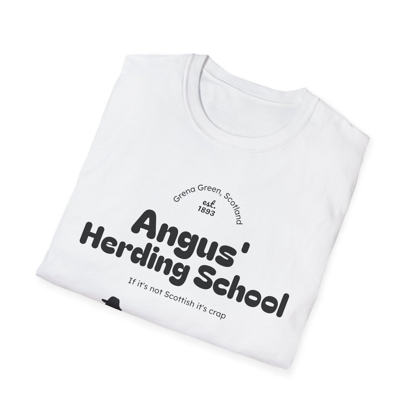 Border Collie - Angus' Herding School T-Shirt - Borderline Apparel