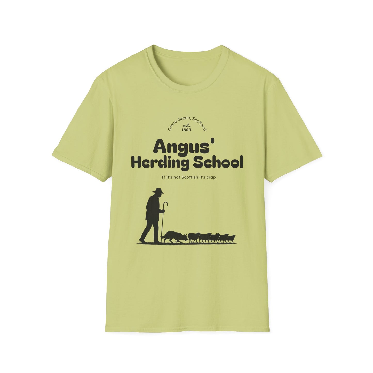 Border Collie - Angus' Herding School T-Shirt - Borderline Apparel