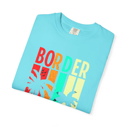 Border Collie - Tropical Border Collie Life T-shirt - Borderline Apparel