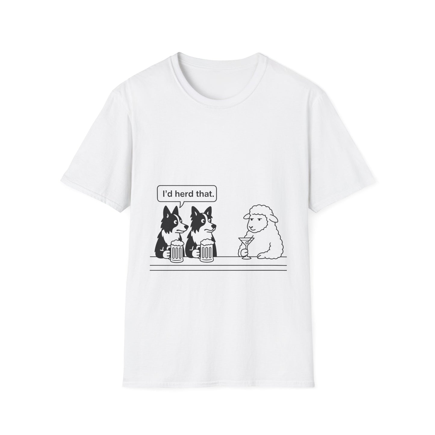Border Collie Herd That T-Shirt - Borderline Apparel