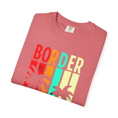 Border Collie - Tropical Border Collie Life T-shirt - Borderline Apparel