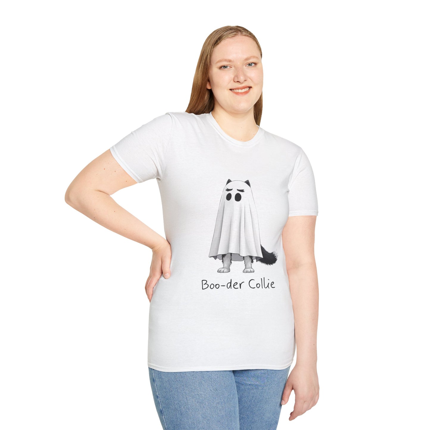 Border Collie T-Shirt - Halloween "Boo-der" Collie - Borderline Apparel