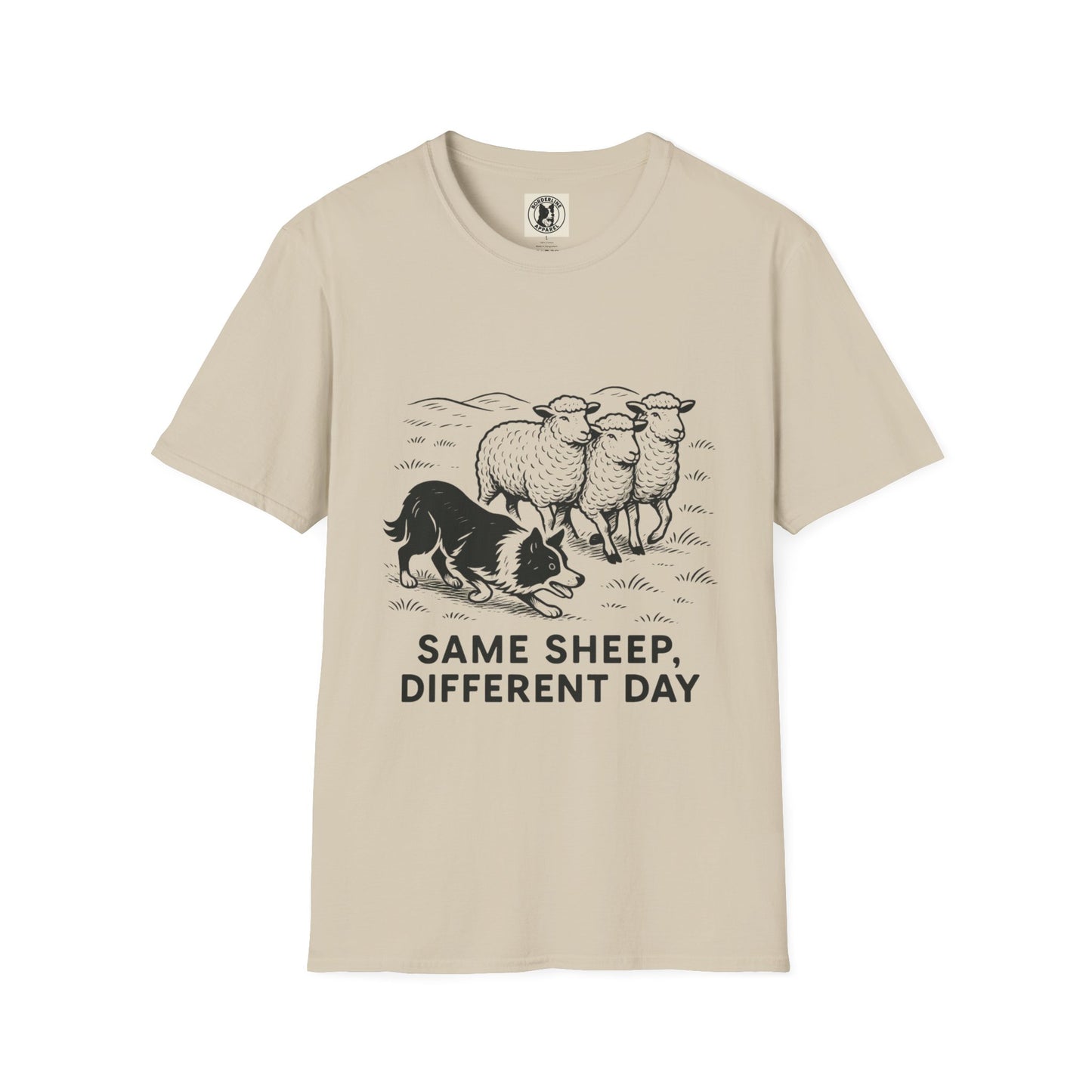 Border Collie Tee - Same Sheep - Borderline Apparel