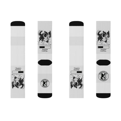Border Collie Themed Socks - Borderline Apparel