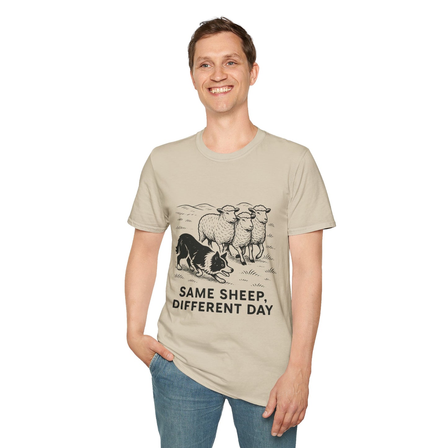 Border Collie Tee - Same Sheep - Borderline Apparel