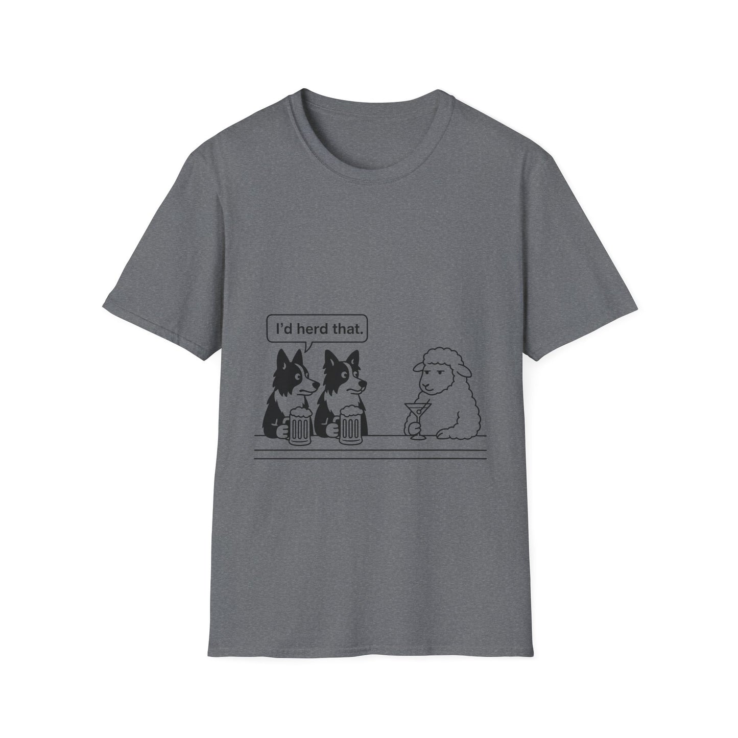 Border Collie Herd That T-Shirt - Borderline Apparel