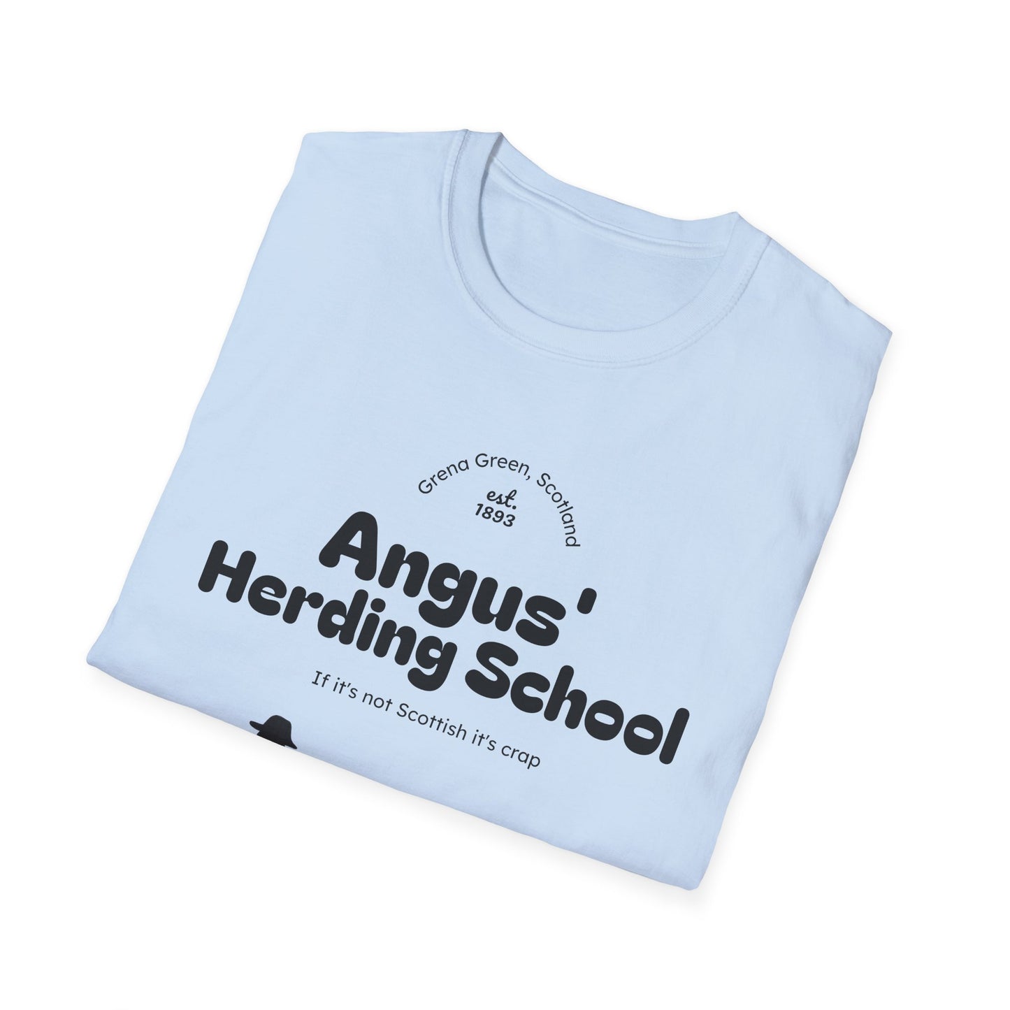 Border Collie - Angus' Herding School T-Shirt - Borderline Apparel