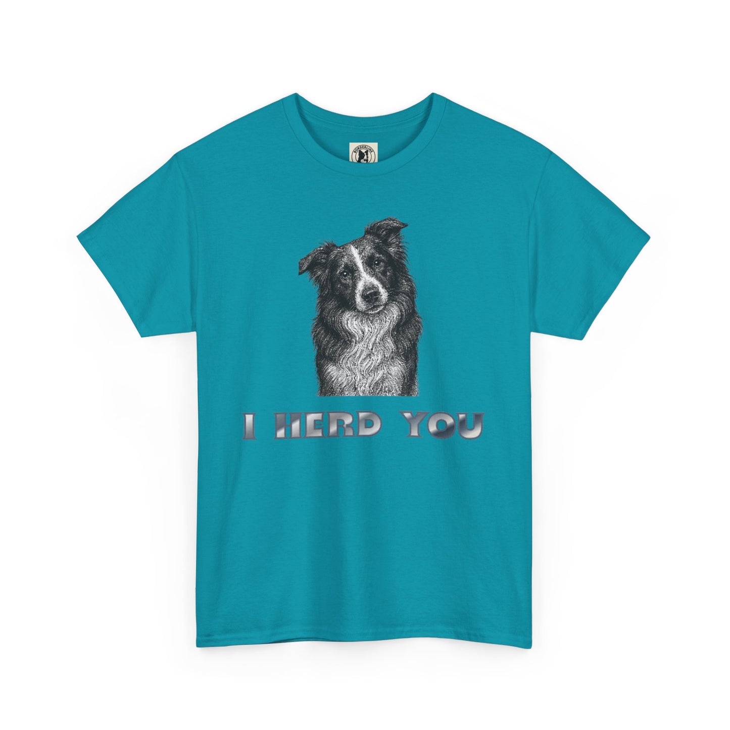 Border Collie Tee - I Herd You! - Borderline Apparel