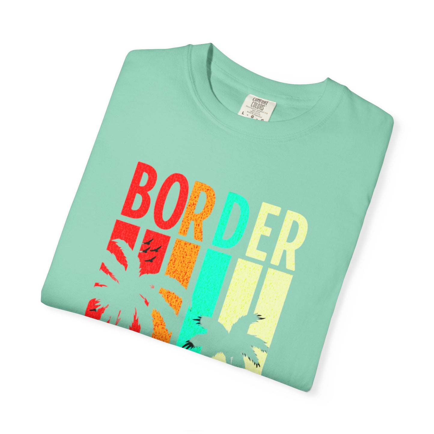 Border Collie - Tropical Border Collie Life T-shirt - Borderline Apparel