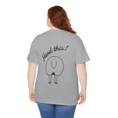 Border Collie T-Shirt - Herd This- Borderline Apparel