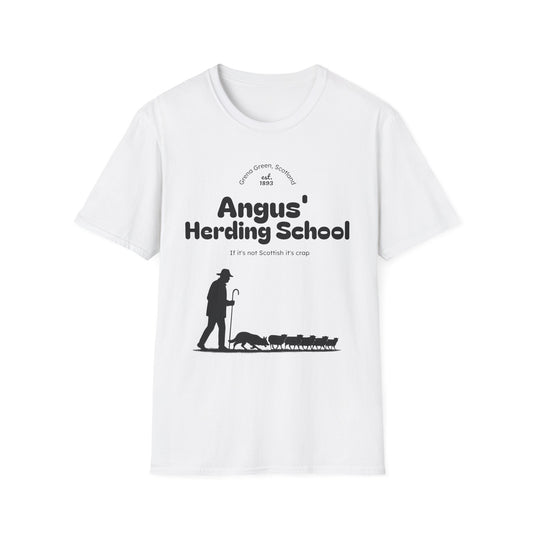 Border Collie - Angus' Herding School T-Shirt - Borderline Apparel