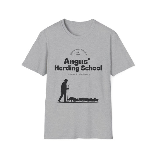 Border Collie - Angus' Herding School T-Shirt - Borderline Apparel