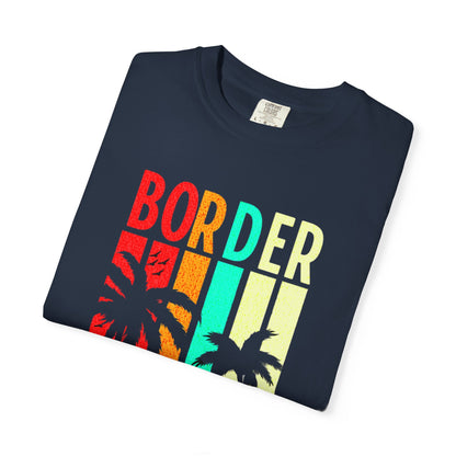 Border Collie - Tropical Border Collie Life T-shirt - Borderline Apparel