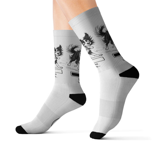 Border Collie Themed Socks - Borderline Apparel