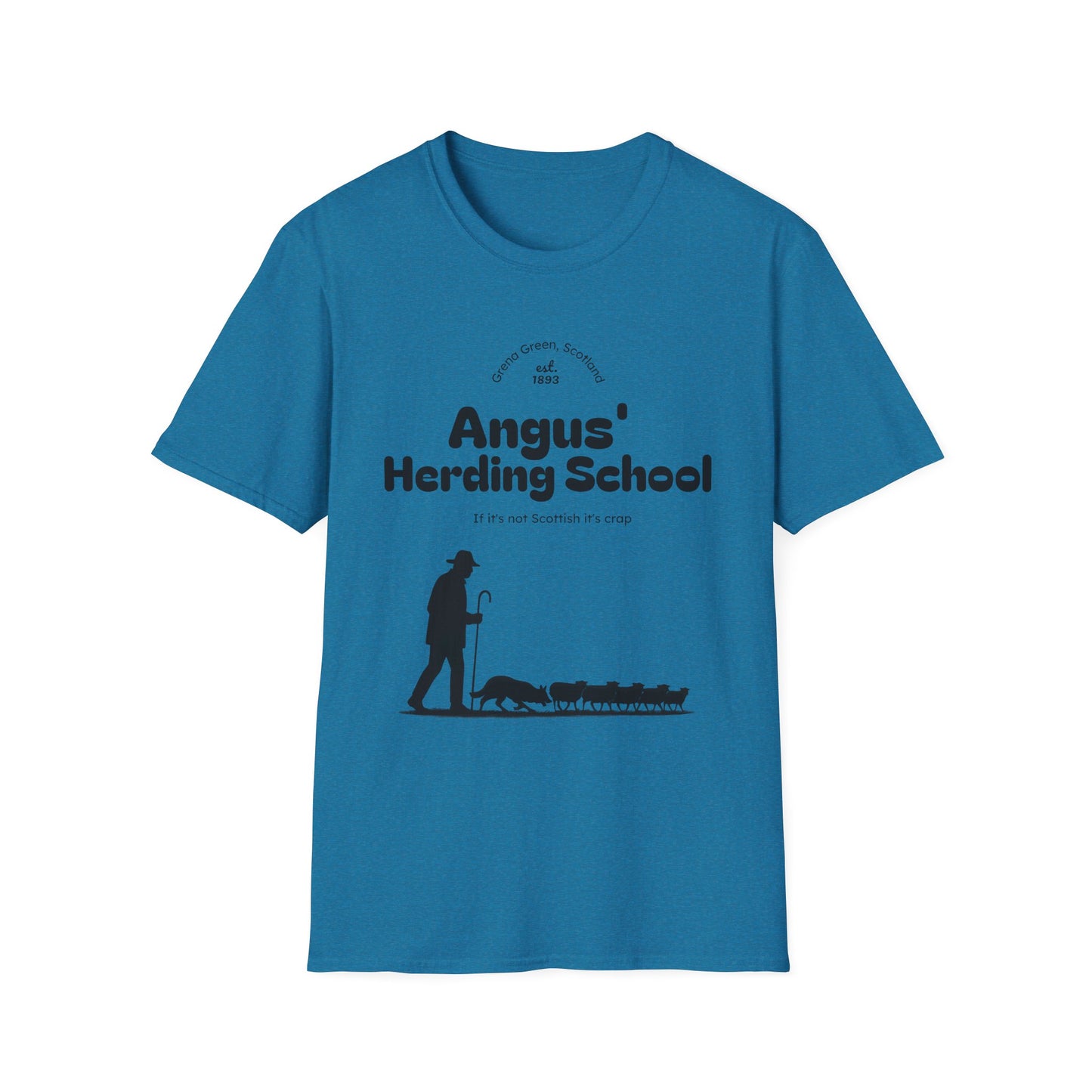 Border Collie - Angus' Herding School T-Shirt - Borderline Apparel