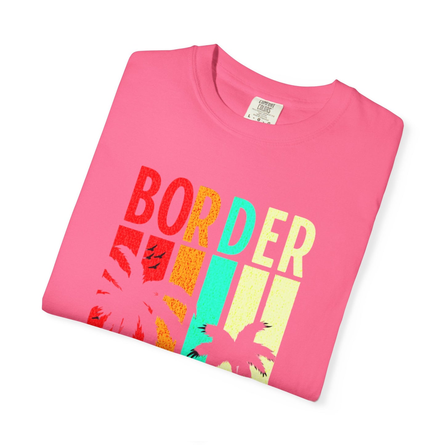 Border Collie - Tropical Border Collie Life T-shirt - Borderline Apparel