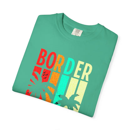 Border Collie - Tropical Border Collie Life T-shirt - Borderline Apparel