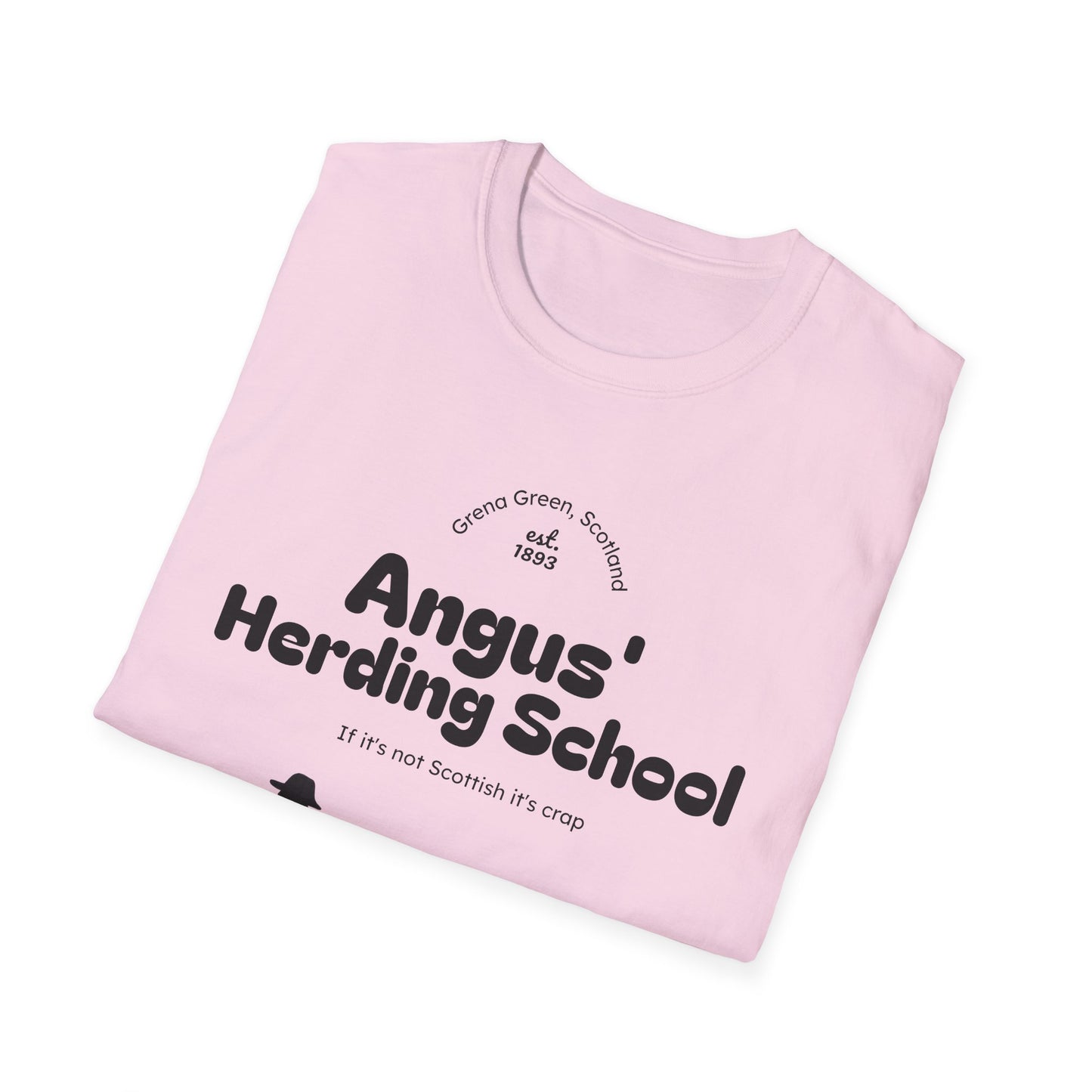 Border Collie - Angus' Herding School T-Shirt - Borderline Apparel
