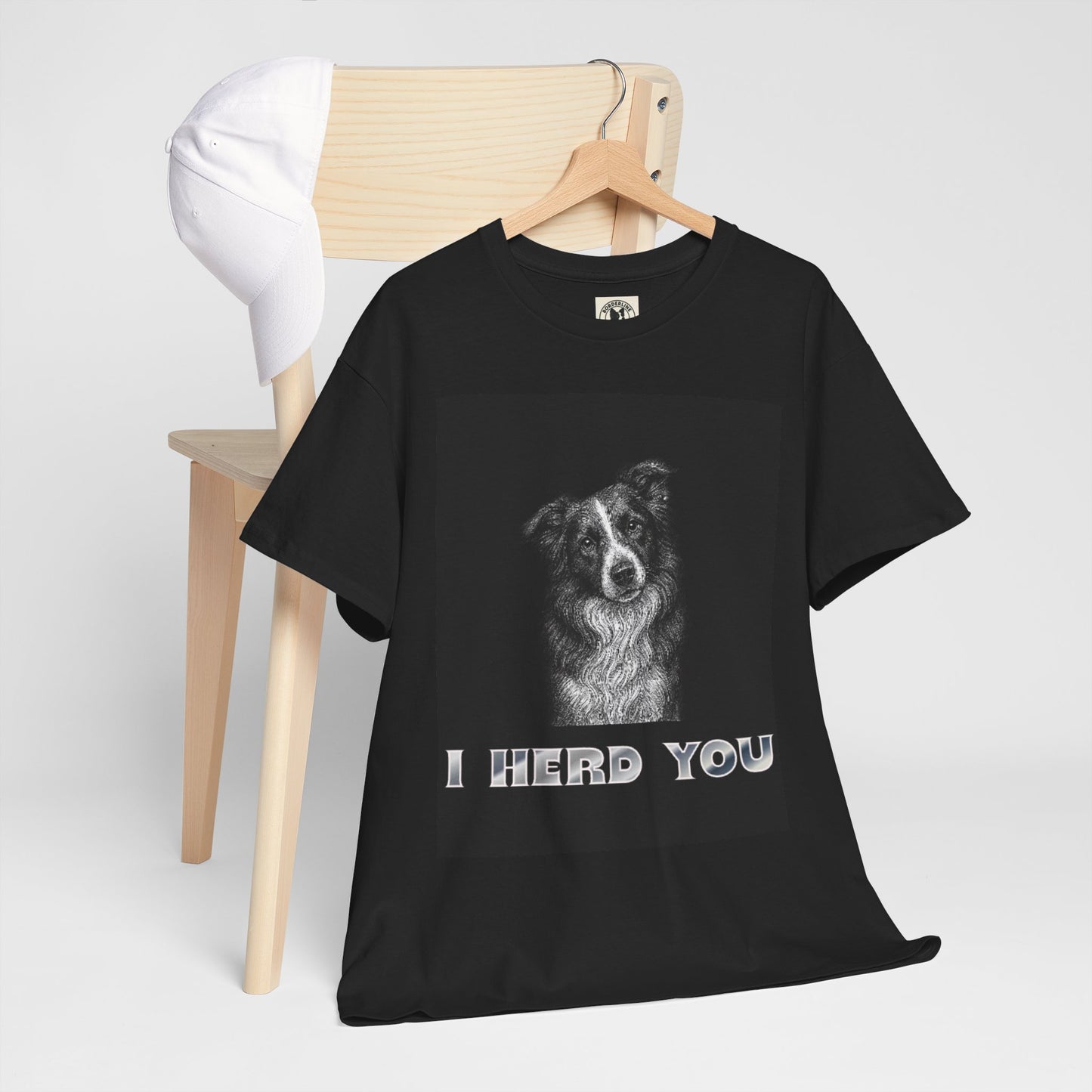 Border Collie Tee - I Herd You! - Borderline Apparel