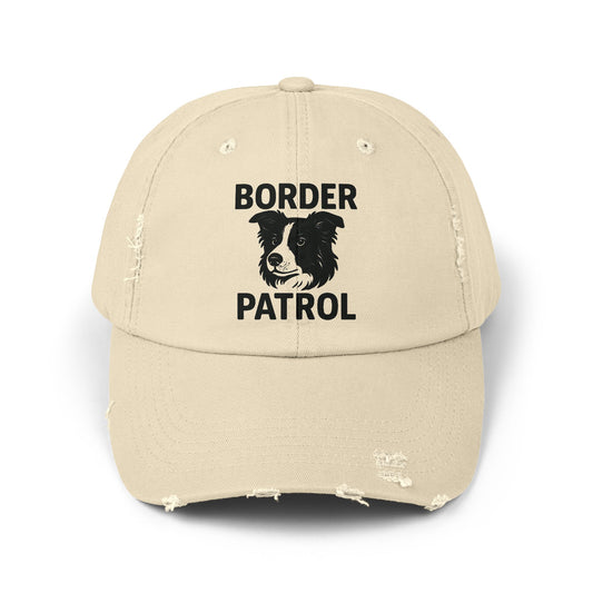 Border Collie - Border Patrol Distressed Cap - Borderline Apparel