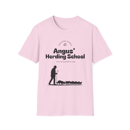 Border Collie - Angus' Herding School T-Shirt - Borderline Apparel